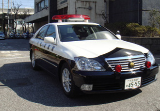 キッズコーナー パトカー 千葉県警察