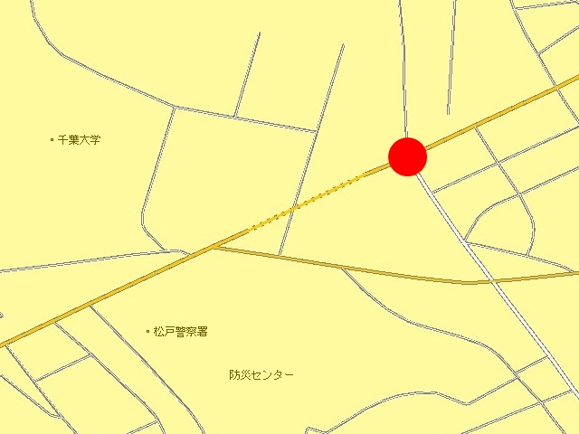 松戸市松戸2269番地の6先の地図